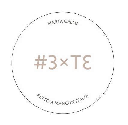 Logo 3XTE Marta Gelmi ottica porta occhiali catenina